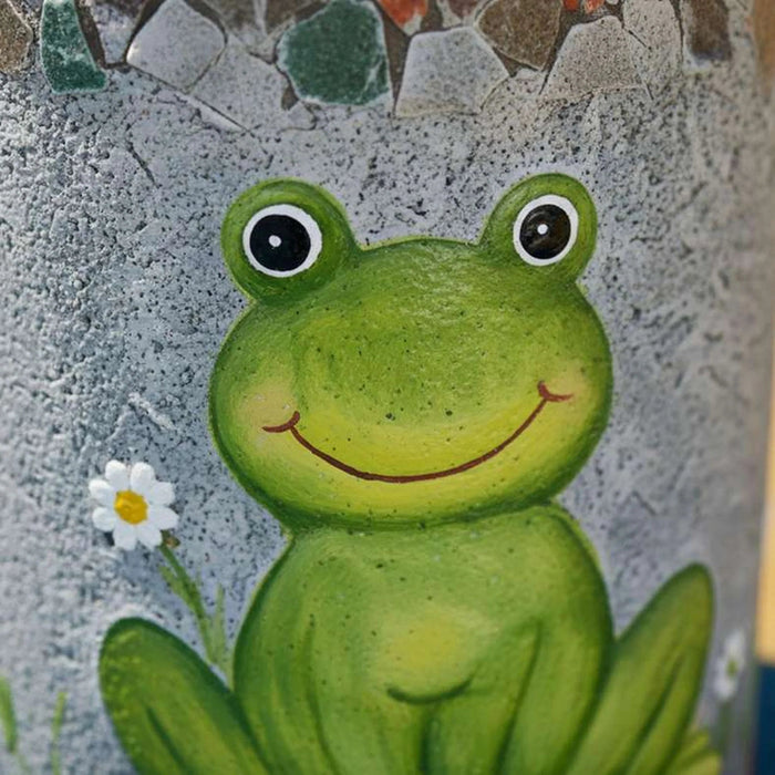 Frog Decor Stool 29.5X29X35.3Cm - Green Pan Home