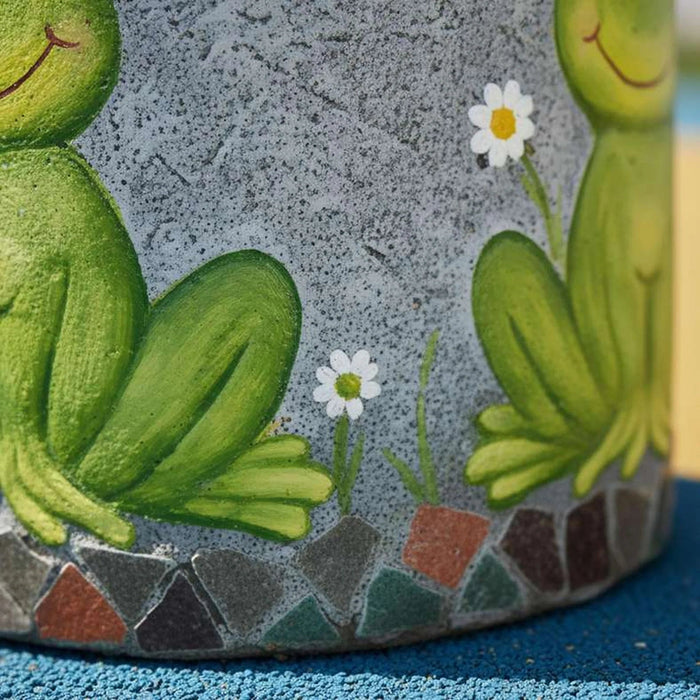 Frog Decor Stool 29.5X29X35.3Cm - Green Pan Home