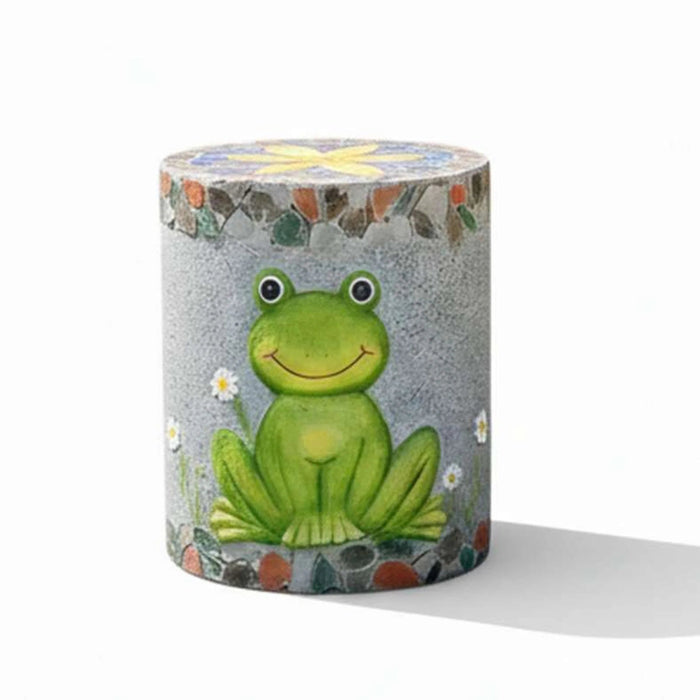 Frog Decor Stool 29.5X29X35.3Cm - Green Pan Home