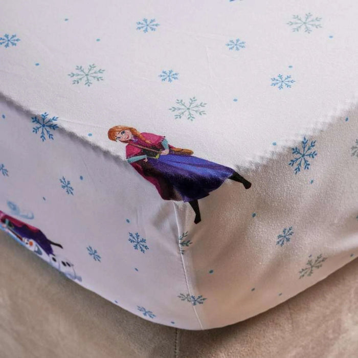 Frozen 4 Piece Bed In A Bag 160X220Cm - Blue