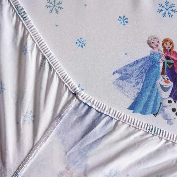 Frozen 4 Piece Bed In A Bag 160X220Cm - Blue