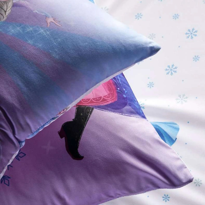 Frozen 4 Piece Bed In A Bag 160X220Cm - Blue