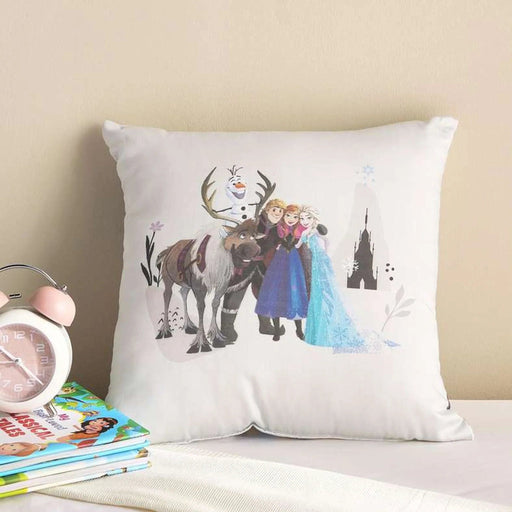 Frozen Cotton Filled Cushion 40X40Cm - Blue Pan Home