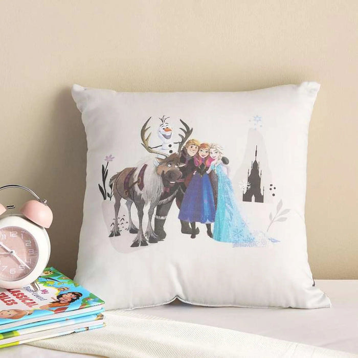 Frozen Cotton Filled Cushion 40X40Cm - Blue Pan Home