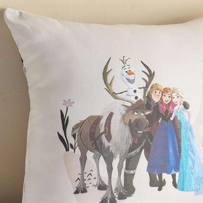 Frozen Cotton Filled Cushion 40X40Cm - Blue Pan Home