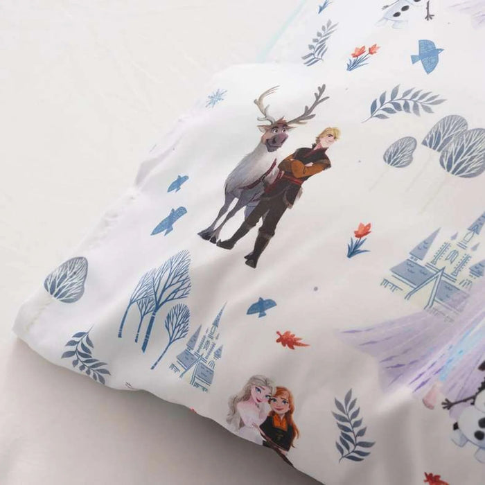 Frozen Wonder Microfiber 2 Pcs Comforter Set 135X220Cm- Blue