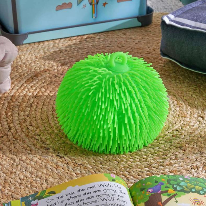 Furry Puffer Luminous Squishy Stress Ball 23X23X23Cm-Assorted