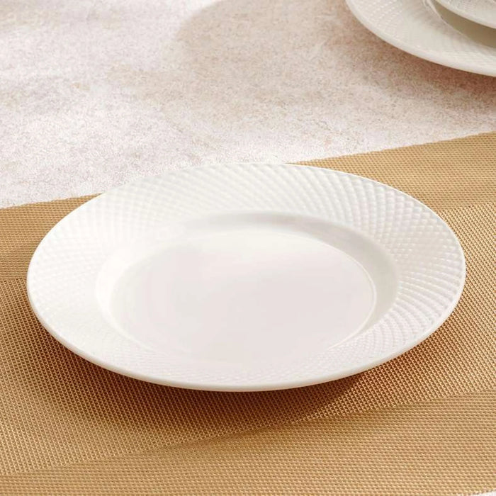 Gabiano 18-Piece Porcelain Dinner Set -White