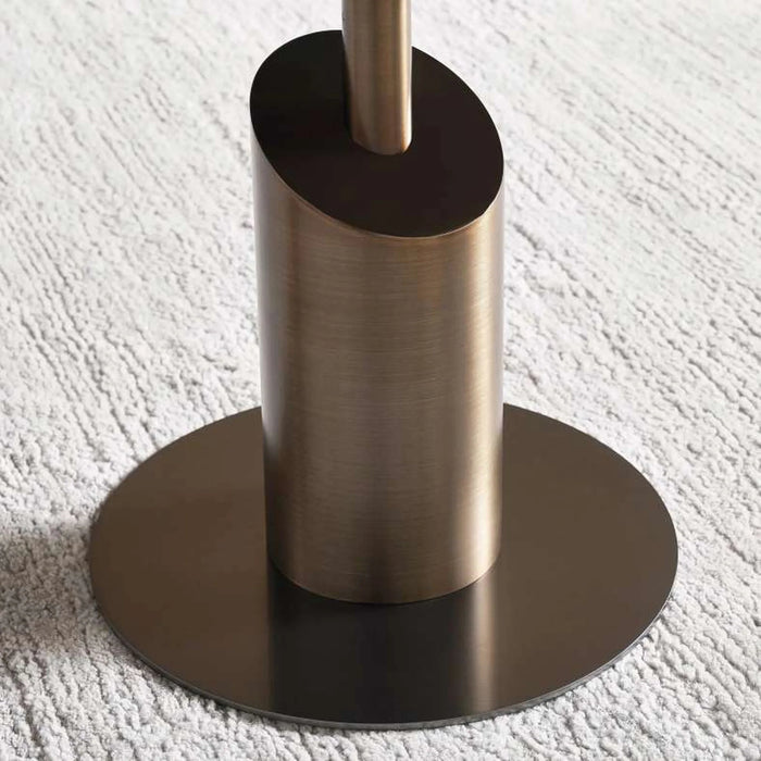 Gael End Table Marble - Black Gold