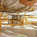 Galaxy Chafing Dish With Lid 8L -Chrome & Gold Pan Home