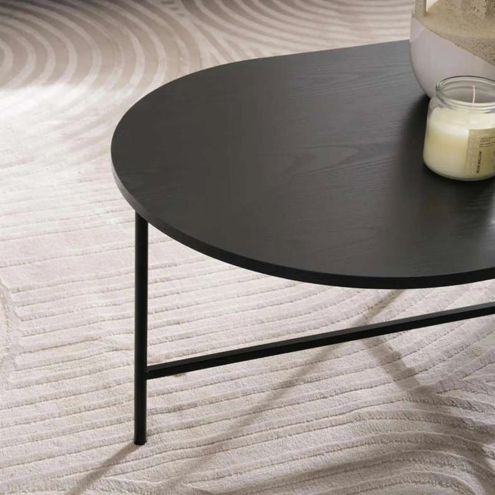 Galicia Coffee Table Melamine - Black