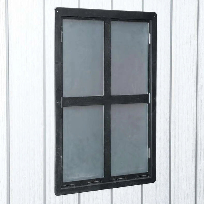 Garden Storage Shed  4Fx6F-Light Grey Pan Home