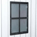 Garden Storage Shed  4Fx6F-Light Grey Pan Home