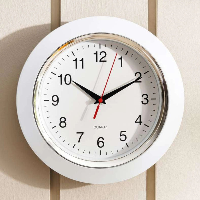 Gare Wall Clock Dia 25Cm - White Pan Home