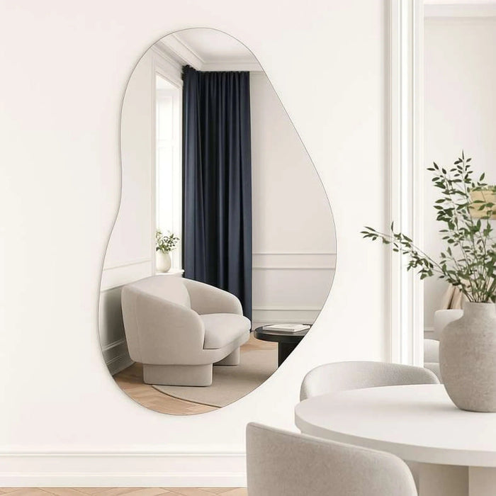 Gelsey Frameless Wall Mirror 60X90Cm-Clear Pan Home