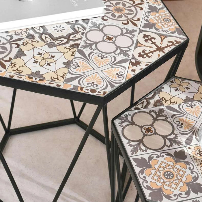 Gemso Metal / Mosaic Table 2/S - Black