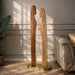 Gentry Integrated Led Wooden Floor Lamp 16W Dimmable 60X28X147Cm.- Natural Pan Home
