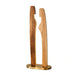 Gentry Integrated Led Wooden Floor Lamp 16W Dimmable 60X28X147Cm.- Natural Pan Home