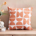 Geometric Printed Filled Cushion 45X45 Cm-Rust Pan Home