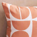 Geometric Printed Filled Cushion 45X45 Cm-Rust Pan Home