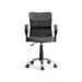 Gerry Office Medium Back Chair Mesh Fabric - Dark Grey Black Pan Home