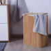 Gervase Foldable Bamboo Laundry Hamper - Natural Pan Home