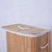Gervase Foldable Bamboo Laundry Hamper - Natural Pan Home
