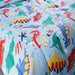 Giantik 3-Piece Comforter Set With Cushion Blue Pan Home