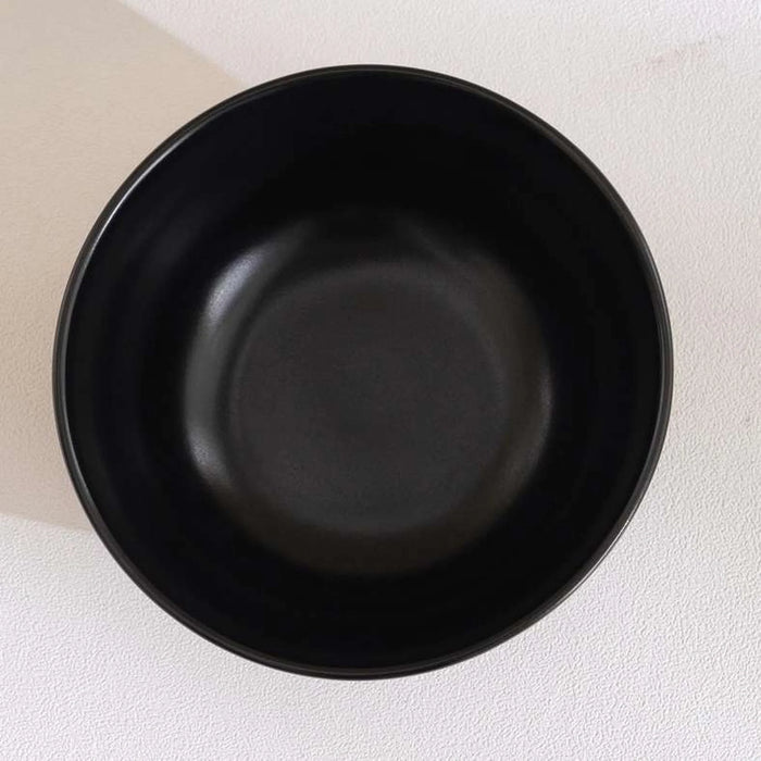 Gilded Filigree Stoneware Cereal Bowl Dia15Cm -Black
