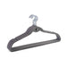 Giorgia 10-Piece Velvet Suit Hanger With Notches - Grey Pan Home