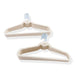 Giorgia 30-Piece Velvet Suit Hanger With Notches - Beige Pan Home