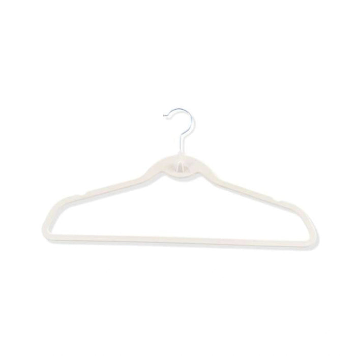 Giorgia 30-Piece Velvet Suit Hanger With Notches - Beige Pan Home