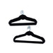 Giorgia 30-Piece Velvet Suit Hanger With Notches - Black Pan Home