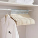 Giorgia 60-Piece Velvet Suit Hanger With Notches 45X22.5X0.5Cm - Beige Pan Home