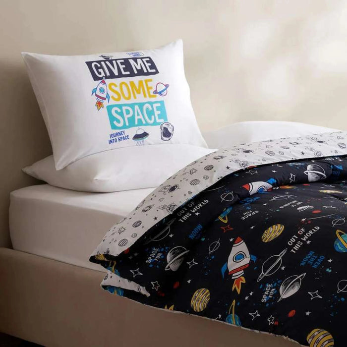 Give Me Space 2-Piece Comforter Set 160X220Cm-Navy