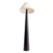 Glance E27 Wooden With Jute Shade Floor Lamp Dia 50X165Cm - Black Pan Home