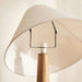 Glance E27 Wooden With Jute Shade Floor Lamp Dia 50X165Cm - Natural Pan Home