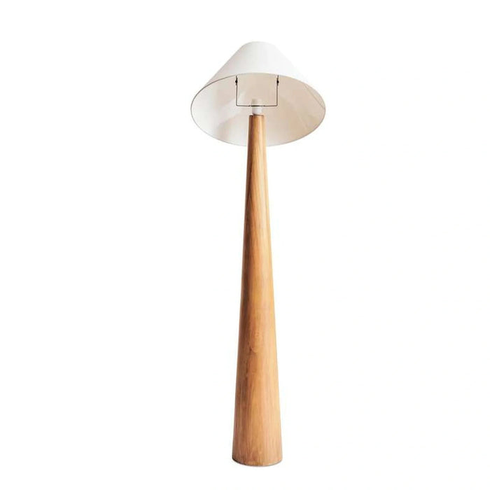 Glance E27 Wooden With Jute Shade Floor Lamp Dia 50X165Cm - Natural Pan Home