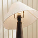 Glance E27 Wooden With Jute Shade Table Lamp Dia 35X60Cm - Black Pan Home