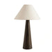 Glance E27 Wooden With Jute Shade Table Lamp Dia 35X60Cm - Black Pan Home