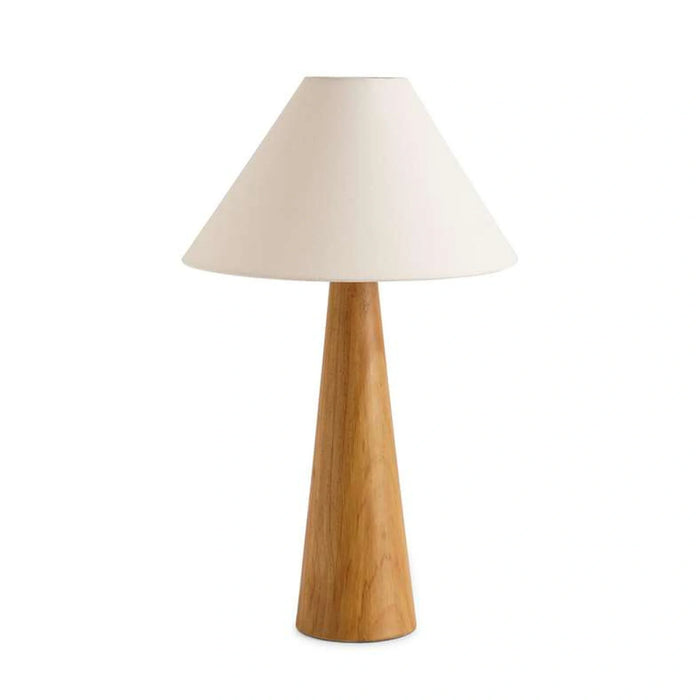 Glance E27 Wooden With Jute Shade Table Lamp Dia 35X60Cm - Natural