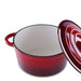 Glazura Enameled Cast Iron Cooking Pot 2L - Ombre Red Pan Home
