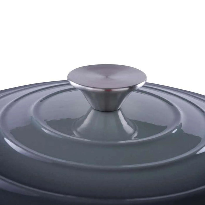 Glazura Enameled Cast Iron Cooking Pot 4L - Ombre Grey
