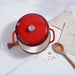 Glazura Enameled Cast Iron Cooking Pot 6L - Ombre Red Pan Home