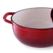 Glazura Enameled Cast Iron Cooking Pot 6L - Ombre Red Pan Home