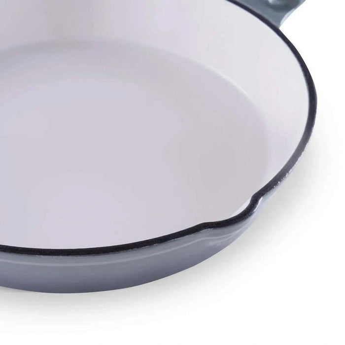 Glazura Enameled Cast Iron Fry Pan 35X20X4Cm - Ombre Grey Pan Home