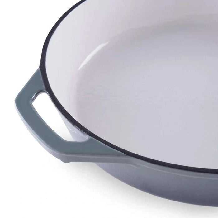 Glazura Enameled Cast Iron Fry Pan 46X30X5.5Cm - Ombre Grey Pan Home
