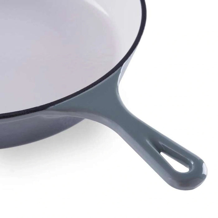 Glazura Enameled Cast Iron Fry Pan 46X30X5.5Cm - Ombre Grey Pan Home