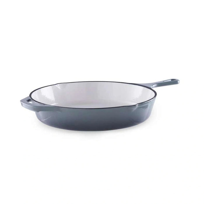 Glazura Enameled Cast Iron Fry Pan 46X30X5.5Cm - Ombre Grey Pan Home