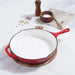 Glazura Enameled Cast Iron Fry Pan 46X30X5.5Cm - Ombre Red Pan Home